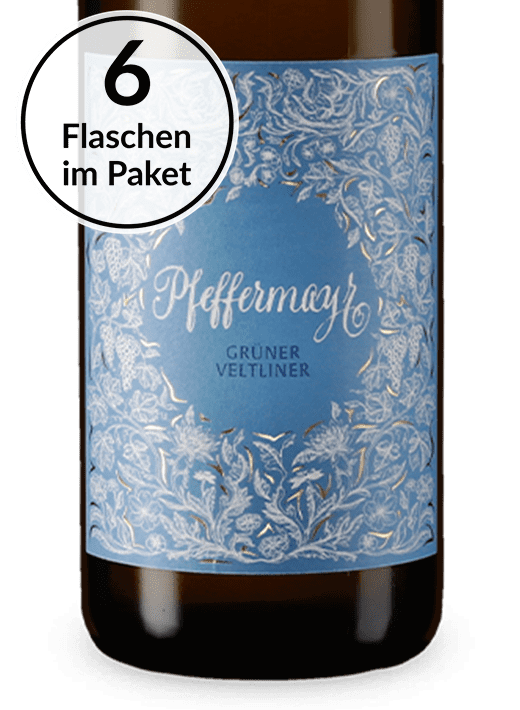 Veltliner-Geheimtipp:  6 Flaschen Pfeffermayr Grüner Veltliner trocken 2020