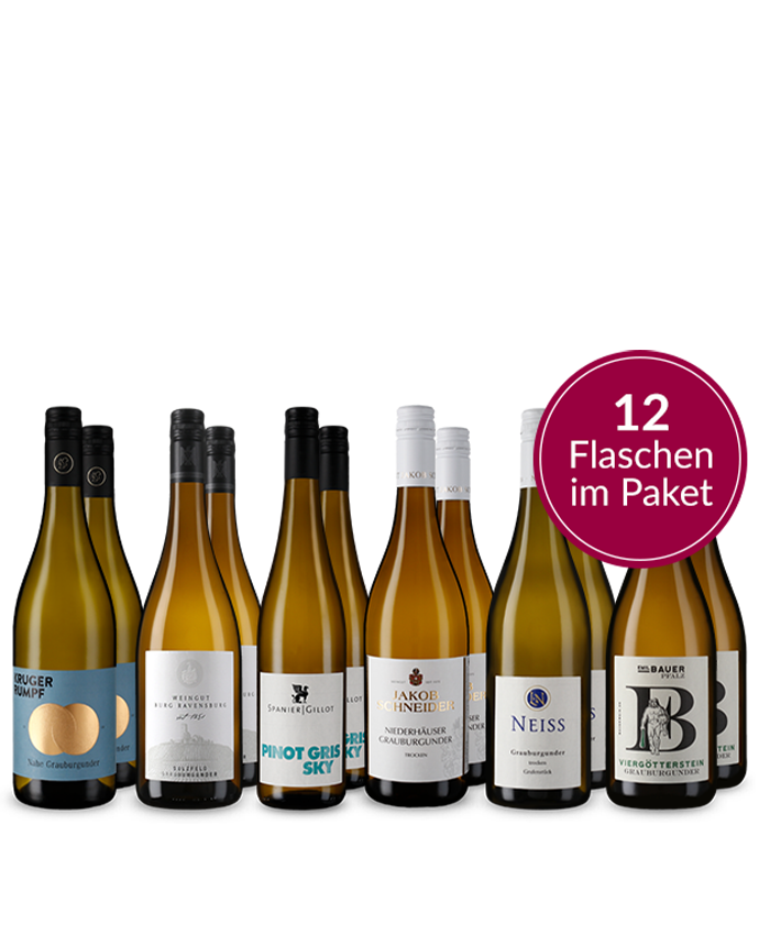 Sechs Richtige im Doppelpack:  Geniale Grauburgunder-Empfehlungen im 6x2-Paket