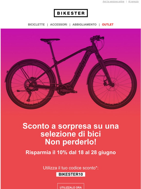Bikester IT: Sconto sulle biciclette | Risparmia il 10% sui modelli  selezionati | Milled