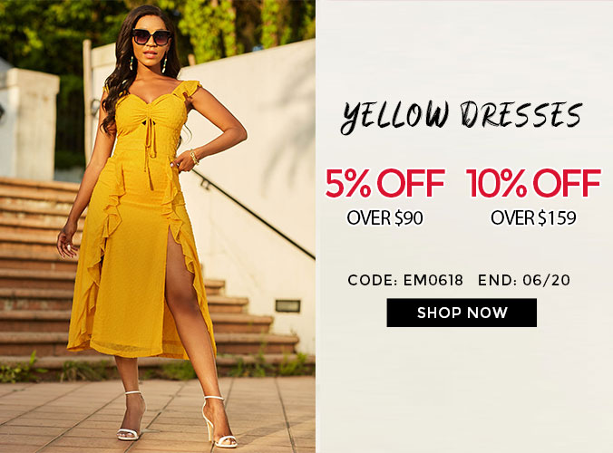 rosewe yellow dress