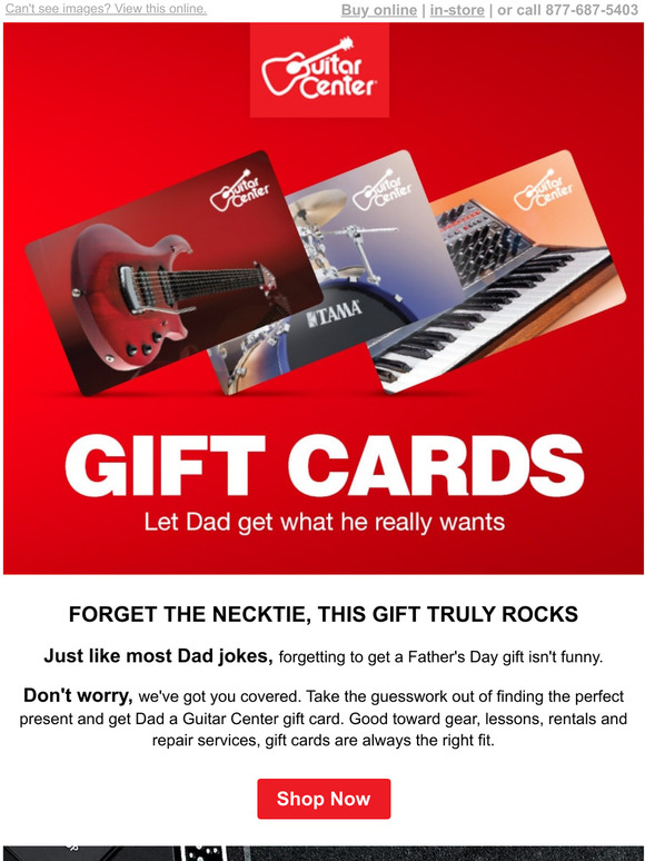 guitar center gift card for sale