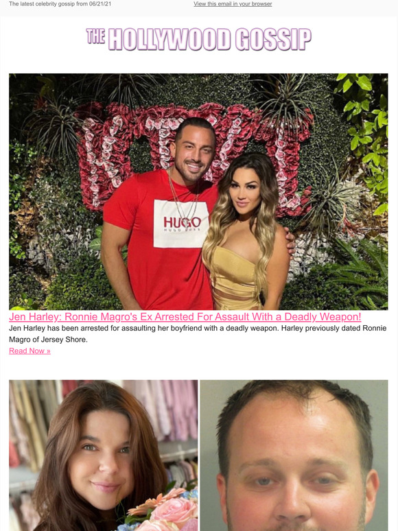 The Hollywood Gossip Jen Harley Ronnie Magro's Ex Arrested For