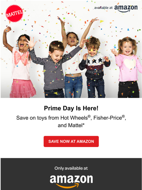 Prime Day Is Here! Save big on toys from Hot Wheels and Mattel at Amazon