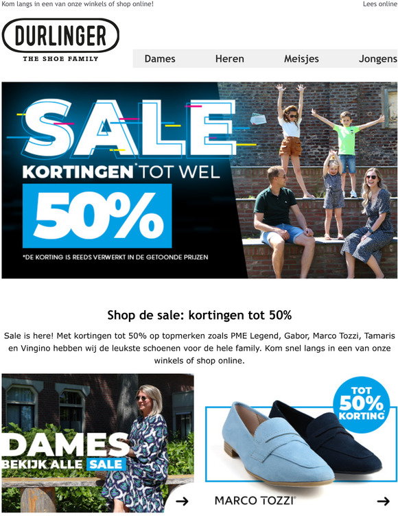 Durlinger: De sale is gestart: tot 50% korting! | Milled