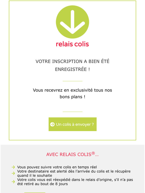 Votre inscription a bien t enregistre !