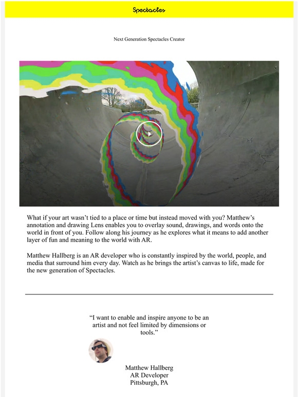 The World Becomes Your Canvas with Matthew Hallberg