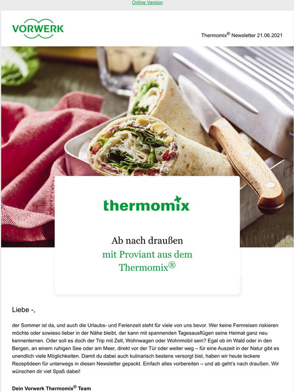 Vorwerk Auszeit In Der Natur Mit Thermomix Ideen Fr Unterwegs Milled 
