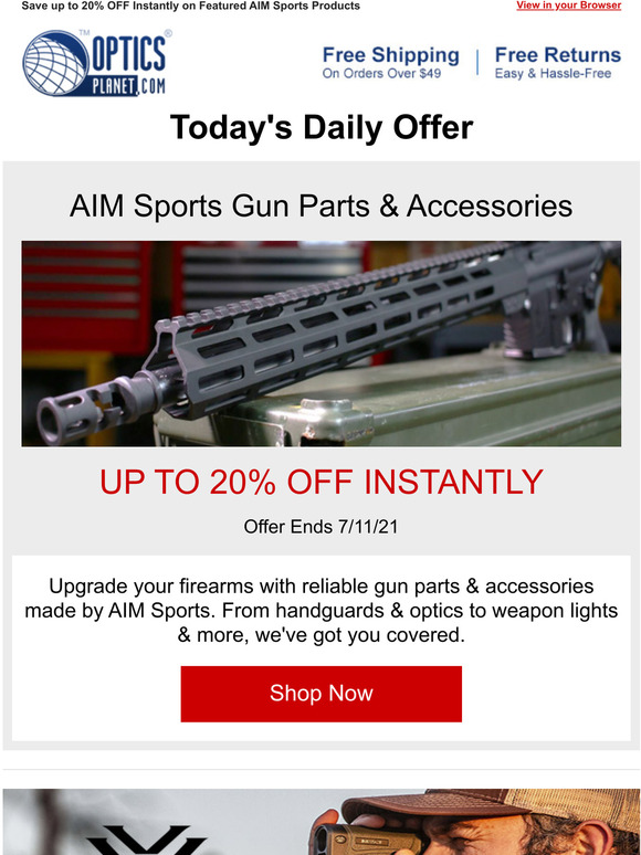 AIM Sports Gun Parts & Accessories on Sale Milled