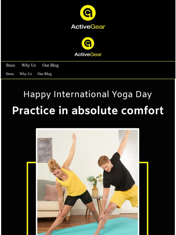Celebrate Yoga Day with us! (15% OFF)
