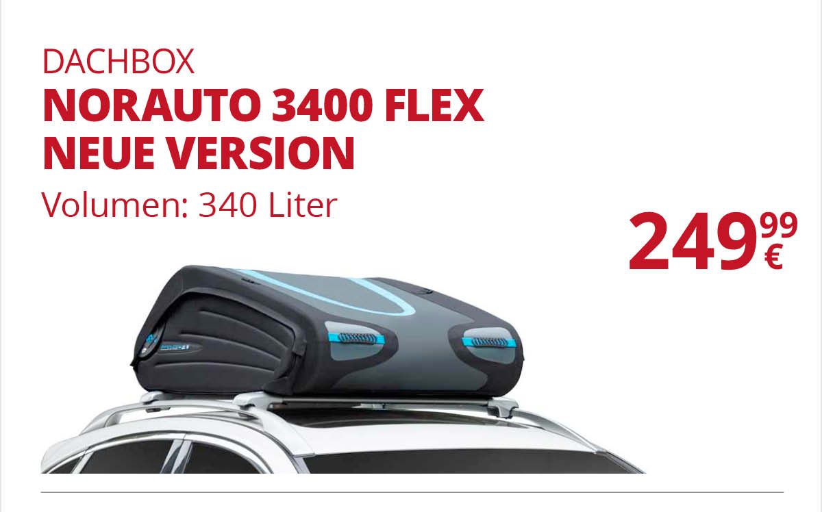 NO2010 - Norauto Dachbox Bermude 3400 Flex für 249,99 €NO2010