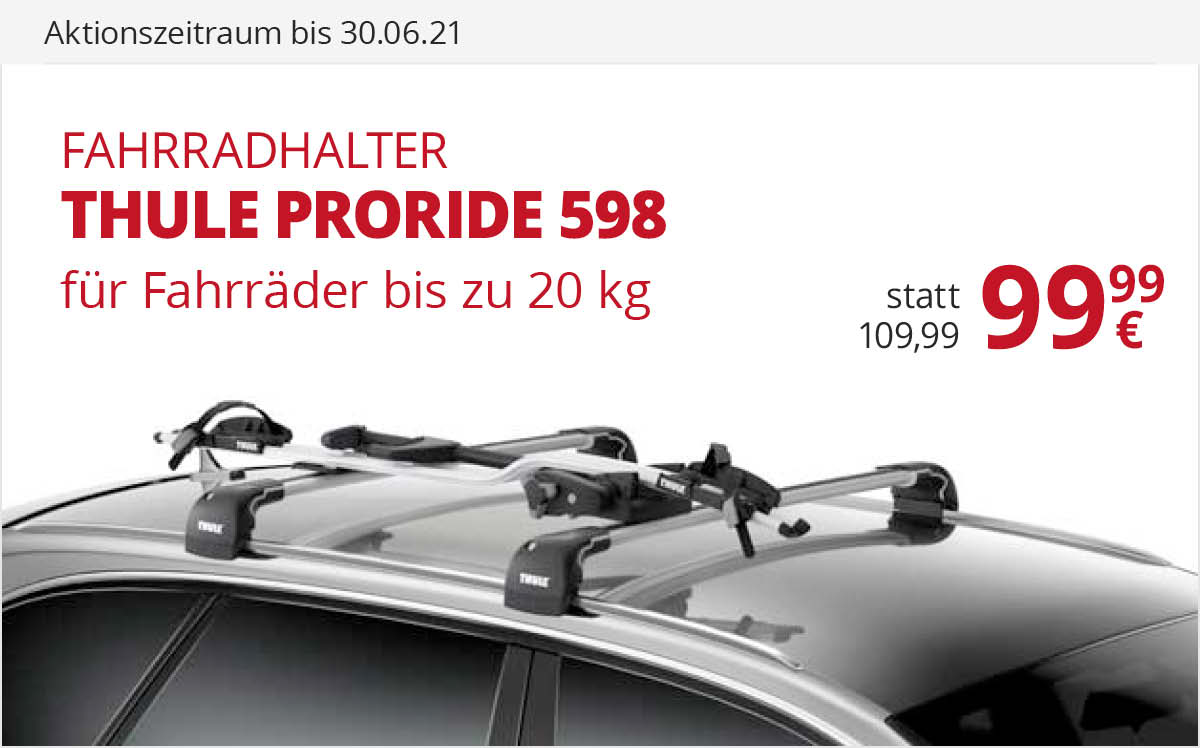 JB2537 - Thule Fahrradhalter ProRide 598_für 99,99 € statt 109,99 €JB2537