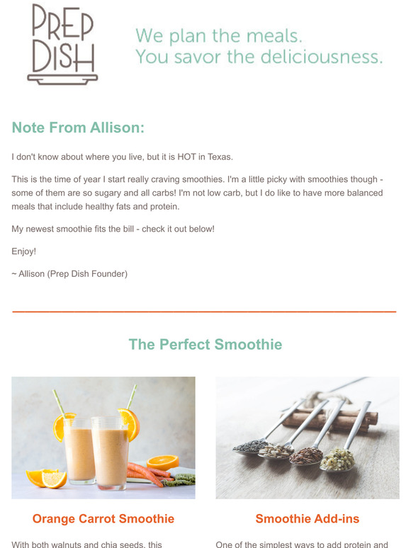 Orange Carrot Smoothie