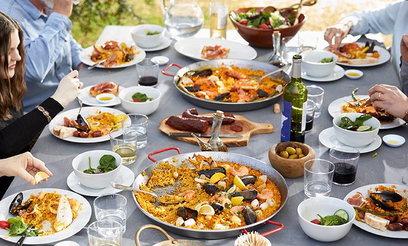 Deluxe Paella Kit with Stainless Pan by Peregrino