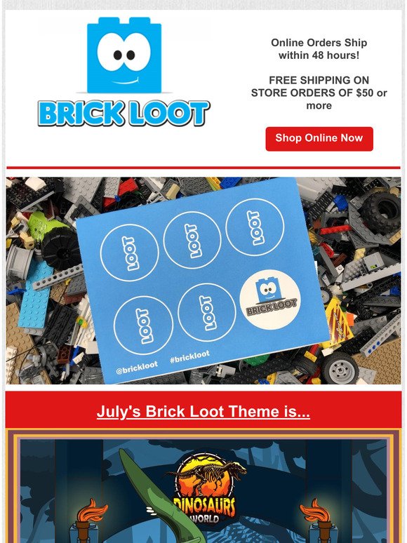 We spared no expense on July's Brick Loot Box