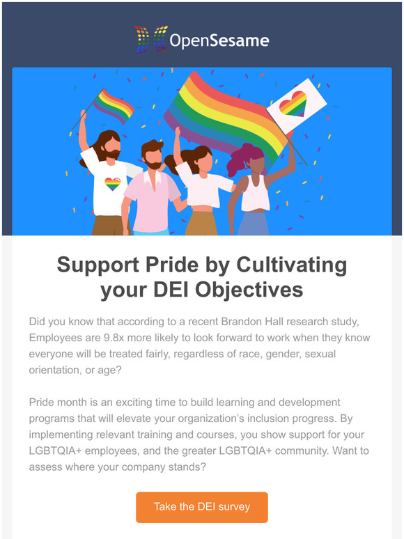 Support Pride by cultivating your DEI objectives