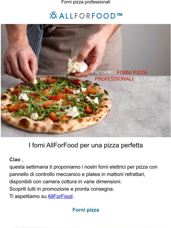 ALLFORFOOD IT: Le attrezzature AllForFood per la tua pizzeria | Milled