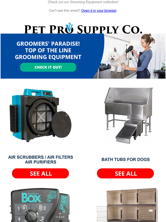 Edemco 60 Extra Large Elite Steel Dog Grooming Bath Tub