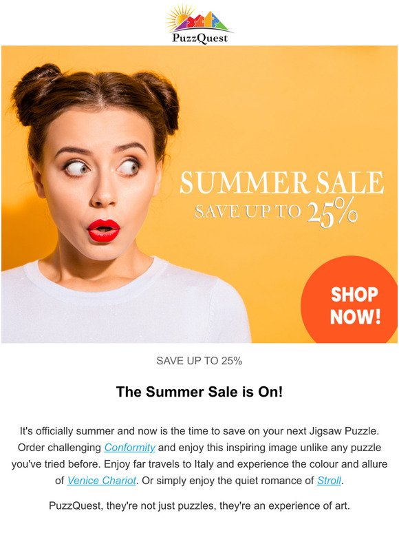 Summer Sale on Now!
