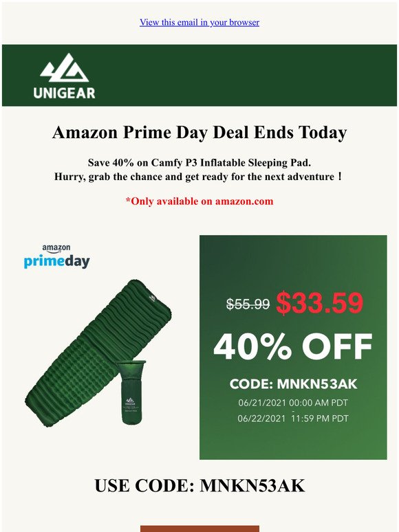 Unigear Amazon Prime Day Deals Last Call