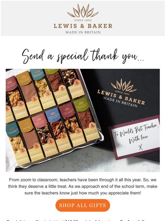 Send a special thank you...