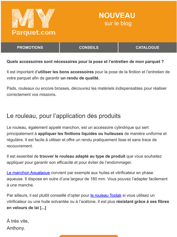 [Conseil du pro] Accessoires indispensables pour entretenir votre parquet