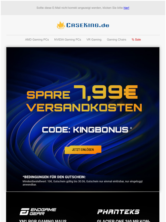  Jetzt upgraden und Versandkosten sparen!