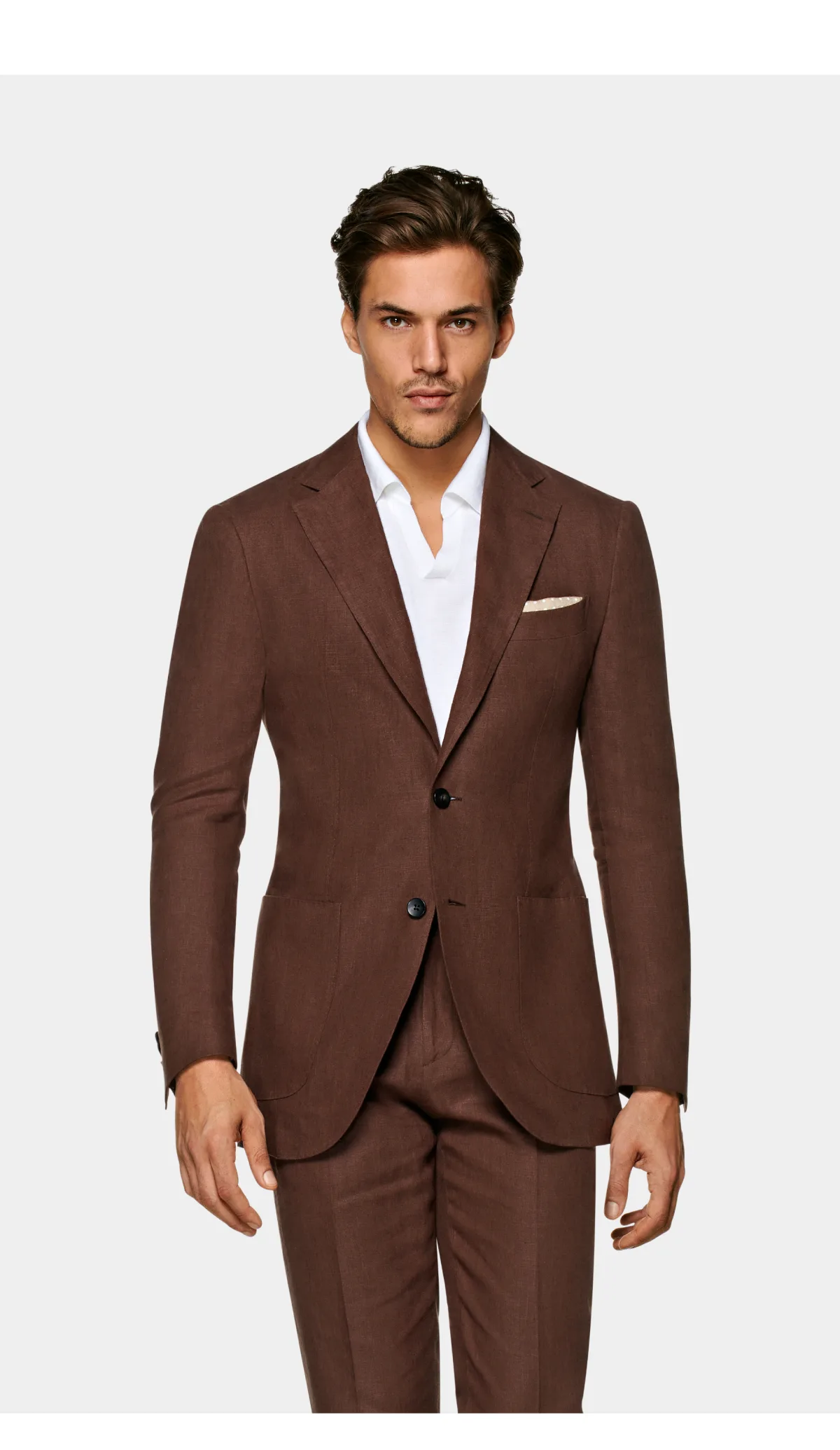 The Dark Brown Lazio Suit