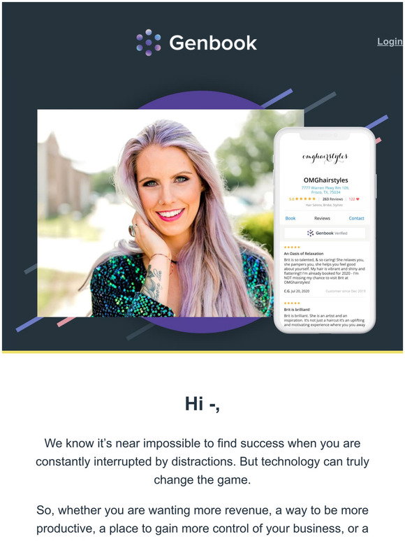 Genbook See How This Small Business Entrepreneur Achieved Their 