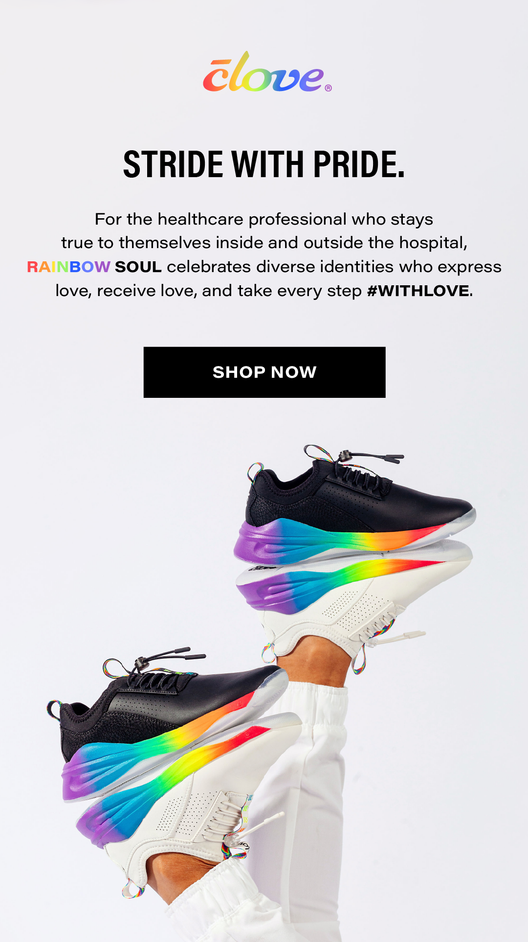 rainbow clove shoes