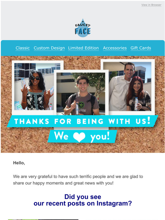 What's New @FaucetFace?