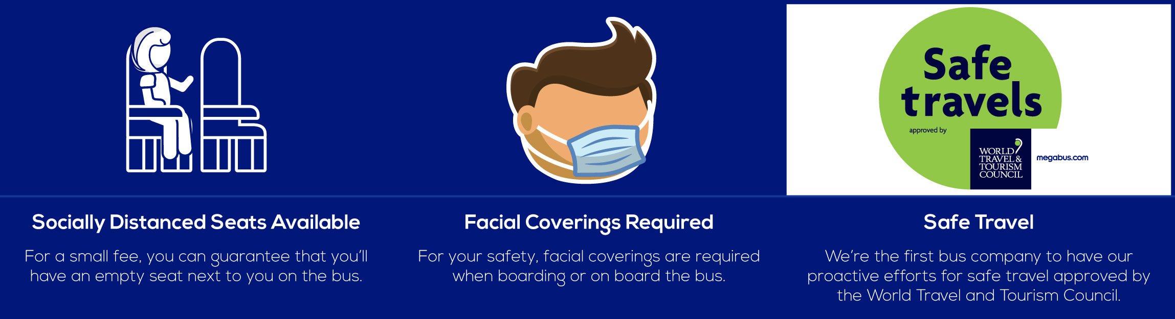 Megabus DOUBLE Your Luggage When You Upgrade to a Socially Distanced