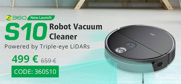 360 S10 Robot Vacuum Cleaner 