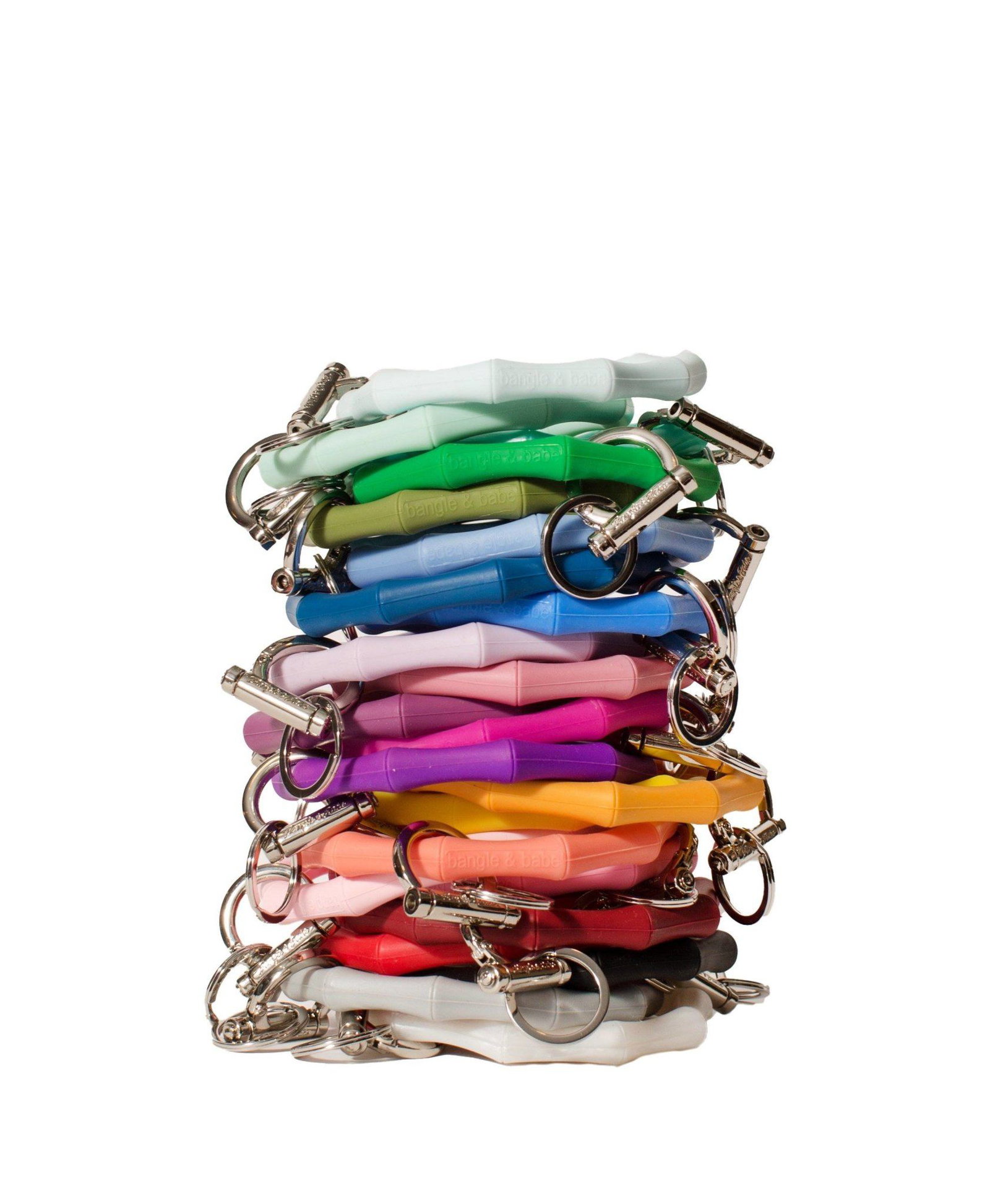 Image of Bamboo Bangle Bracelet Key Ring