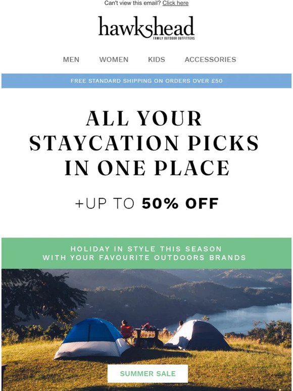 All Your Staycation Picks In One Place & Up To 50% Off