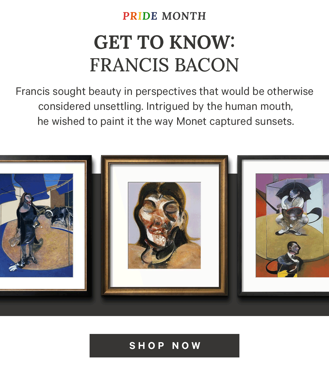 art Start a conversation with Francis Bacon's art. Milled