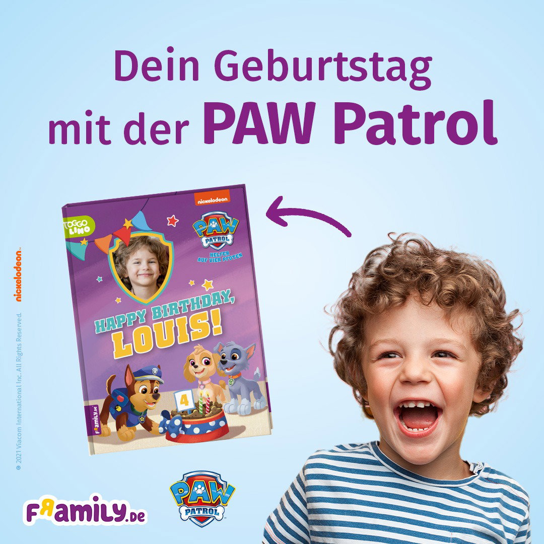 PAW Patrol Geburtstagsbuch