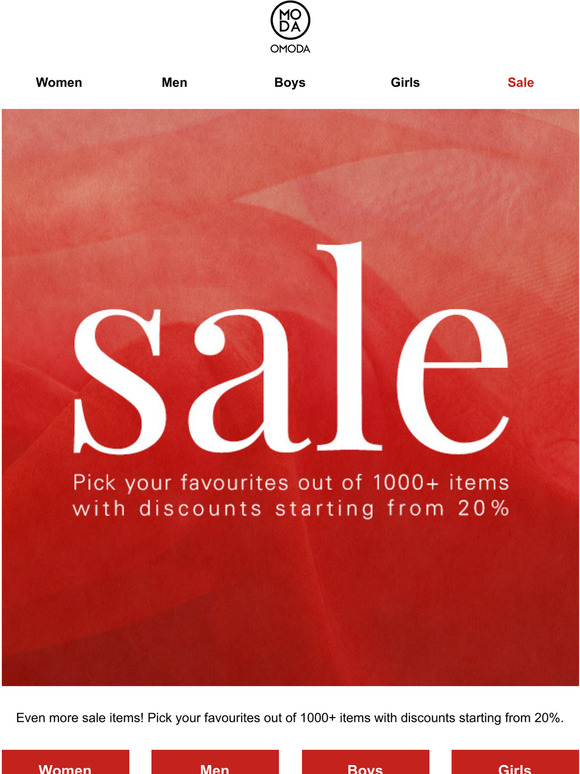 Even more sale items! 1000+ added items