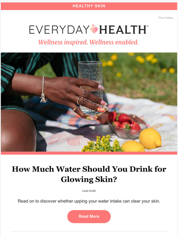 How Much Water Should You Drink for Glowing Skin?