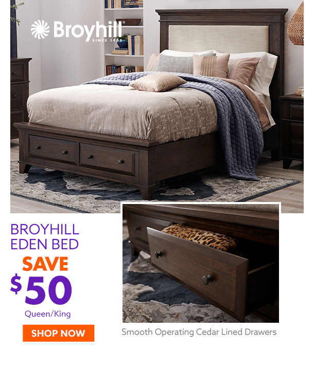 broyhill eden queen bed