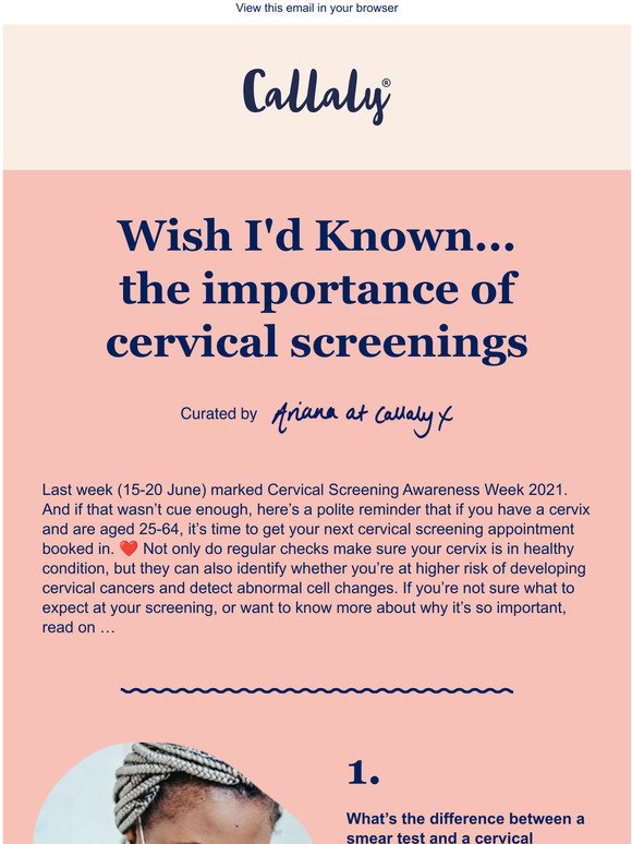 Lets talk about smear tests and cervical screening