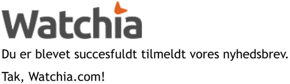 Nyhedsbrev abonnement succes