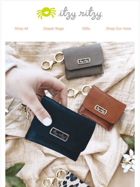 Itzy Ritzy New Matching Accessories Mini Wallets Boss Bows Milled