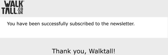 Newsletter subscription success