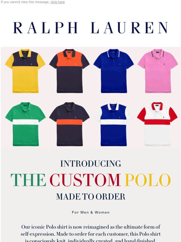 Introducing the Bespoke Polo