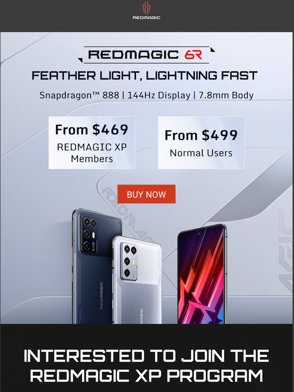 RedMagic: The REDMAGIC 6R is Now Available! | Milled