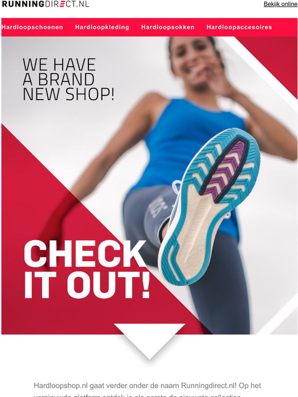  Hardloopshop = Runningdirect!