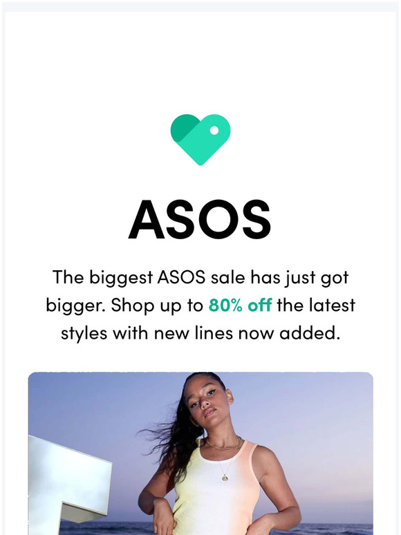 asos biggest sale