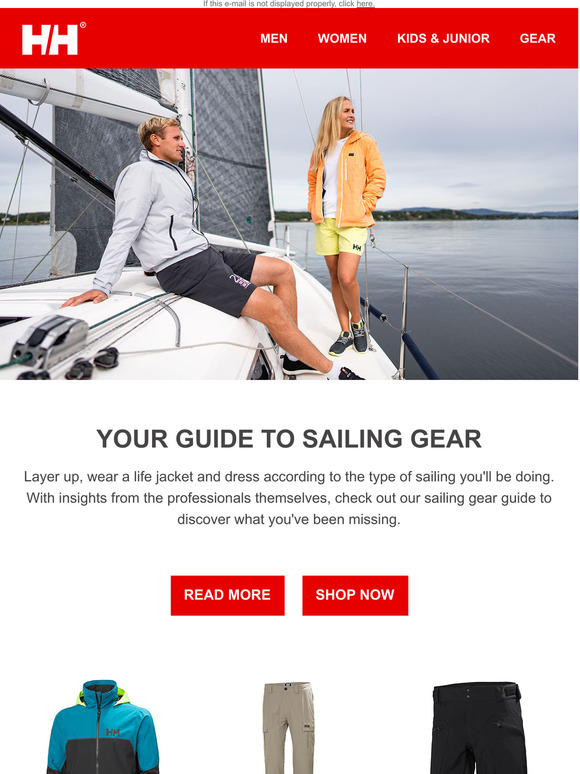 Helly Hansen Top tips for sailing gear Milled