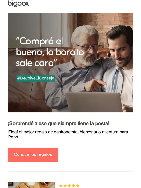 -Sorprend a Pap con los mejores regalos en un click