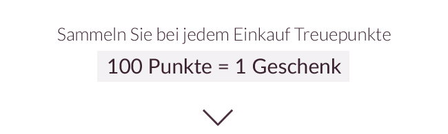 Sammeln Sie bei jedem Einkauf Treuepunkte